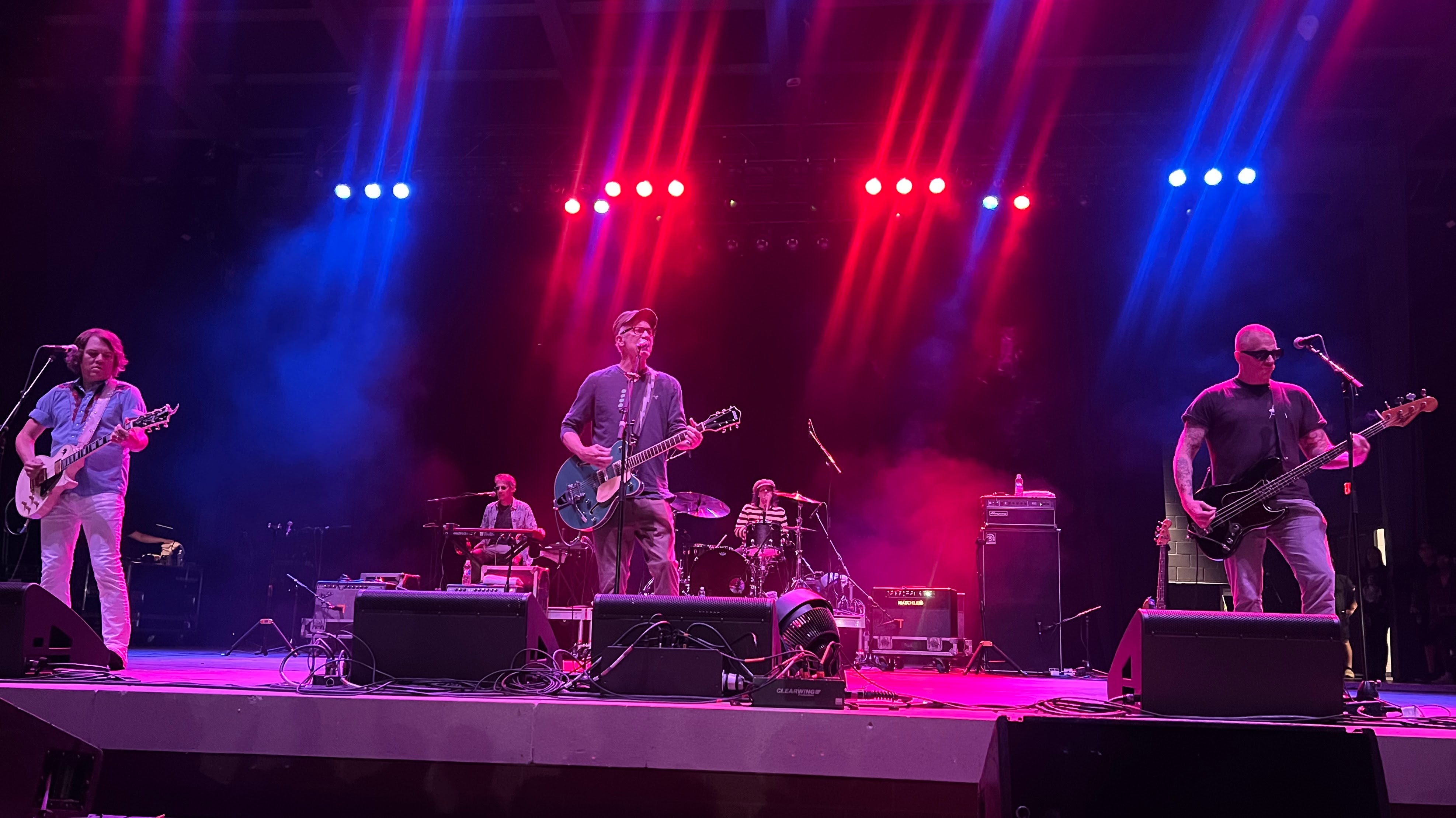 fountains of wayne onstage at summerfest